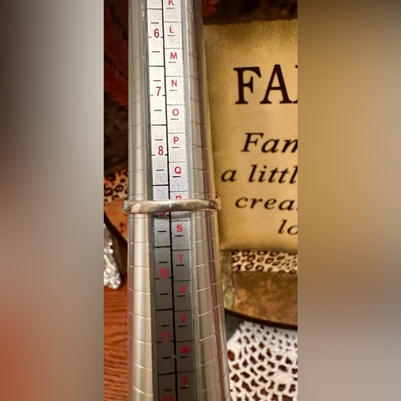 Or Paz PZ 925 Sterling Silver Statement Ring Ornate Filigree & Blue Stone Size 9 - Picture 6 of 7